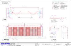 As-built shop drawing of fold gate for SHK