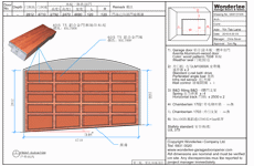 drawing of garage door on a slope in Tai Po